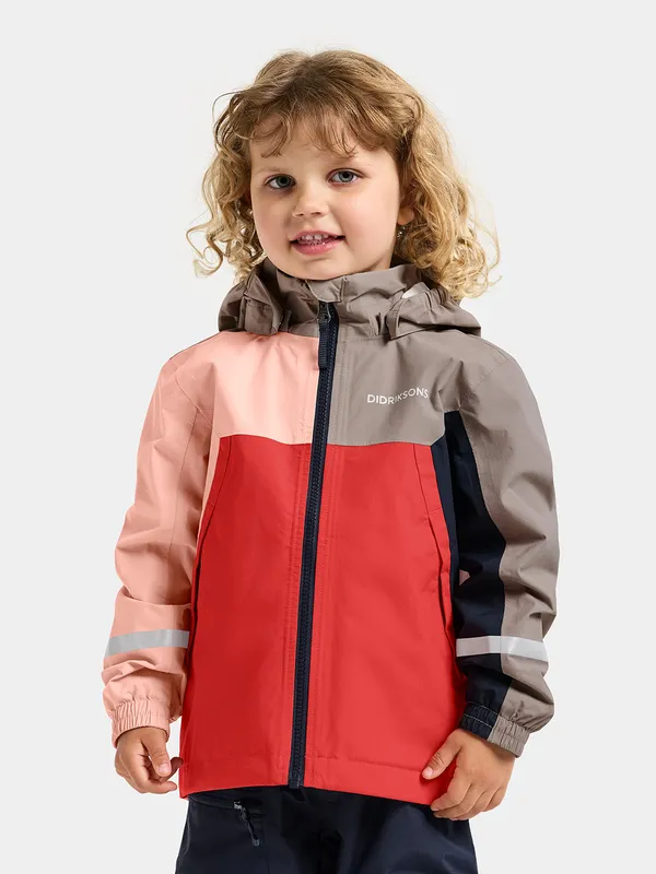 Didriksons Kids’ Pilvi Jacket 2 Powder Peach (#3301)
