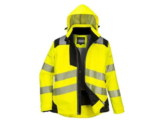 Vinterjacka PW382 dam varsel gul/sva S