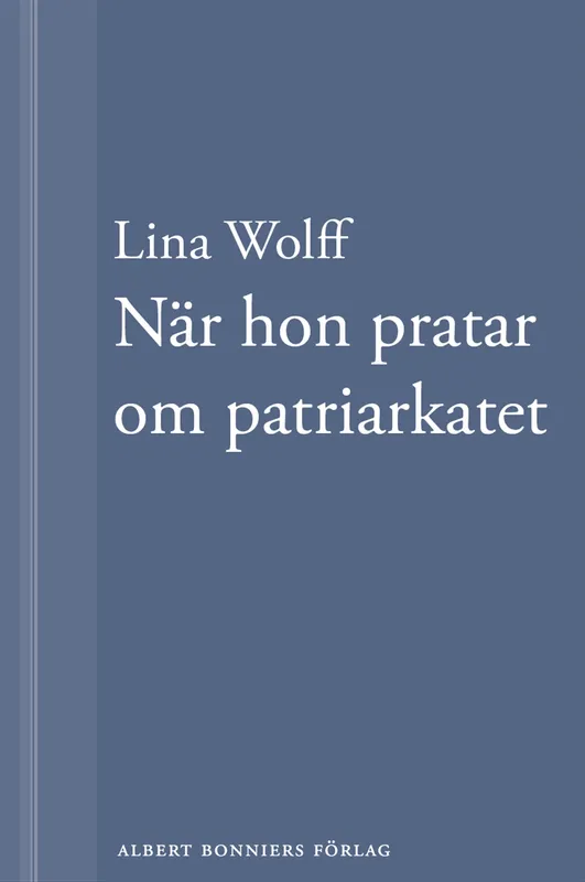 När hon pratar om patriarkatet: En novell ur Många människor dör som du, E-bok