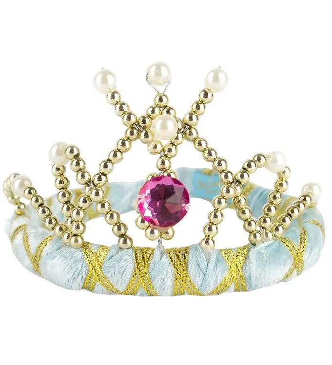 Den Goda Fen Utklädnad Tiara Sammet, Turkos