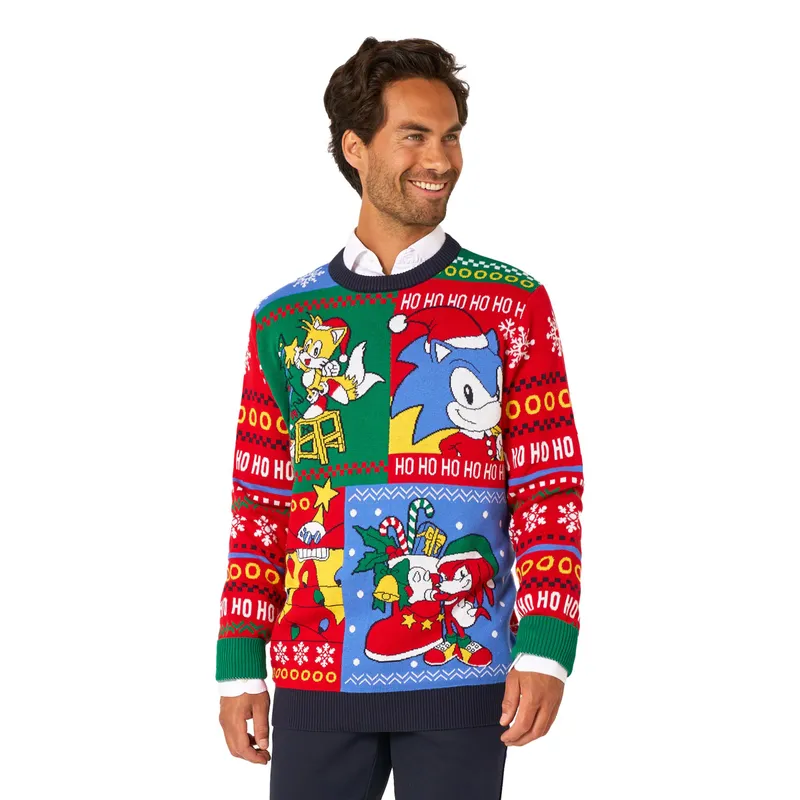 OppoSuits Sonic Jultröja - XXX-Large