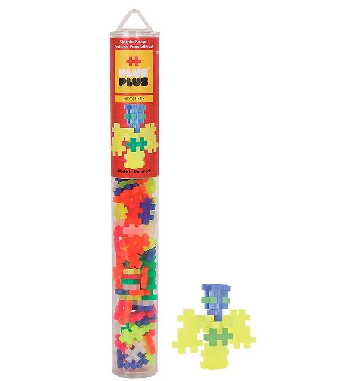 Plus-Plus Neon Mix / 100 bitar rör