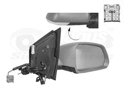 Backspegel VAN WEZEL 5828814