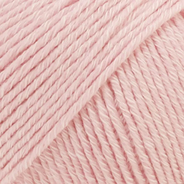 Cotton Merino Uni Colour Garn Ullmix 50 g Powder Pink 05 Drops