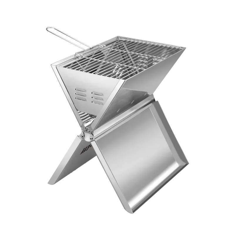 Hällmark Vikbar grill 36 x 26 cm, rostfritt stål