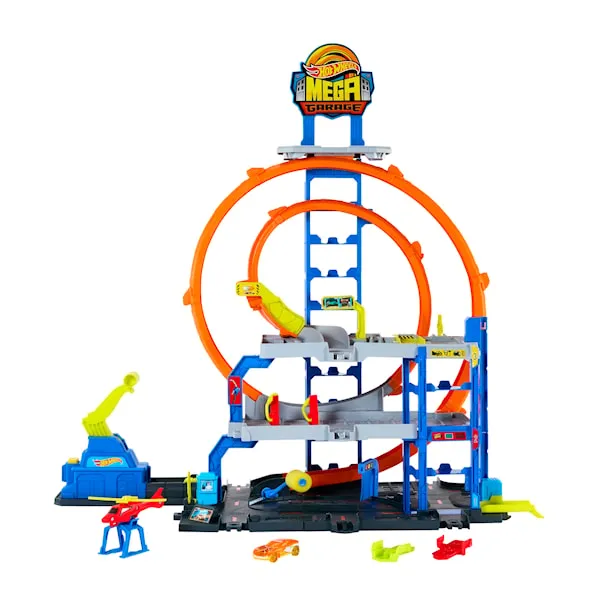 Hot Wheels City Mega Garage Hot Wheels Bilerbaner Grage JBM74