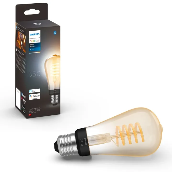 Philips Hue White Ambiance Filament St64 E27 Edison - 1-Pack