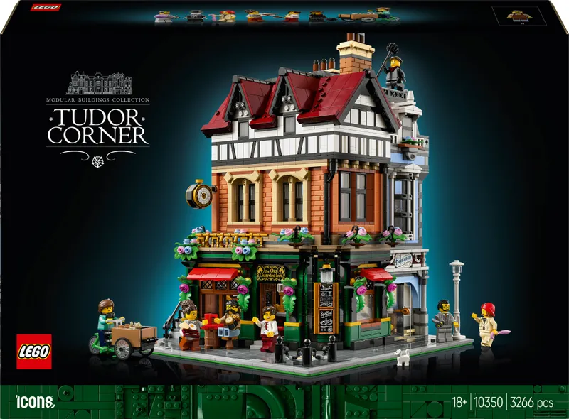 LEGO Icons 10350 - Tudorhus hörnbyggnad