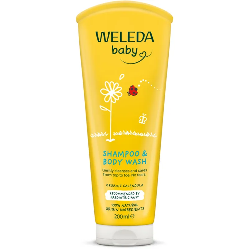 Weleda Baby Calendula Shampoo & Body Wash 200 ml