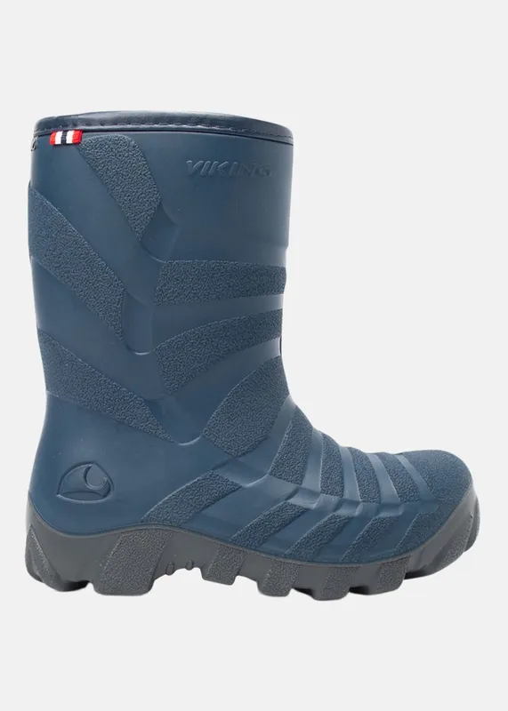 Viking Ultra Fodrade Gummistövlar, Navy/Charcoal, 35 – Bäst i test