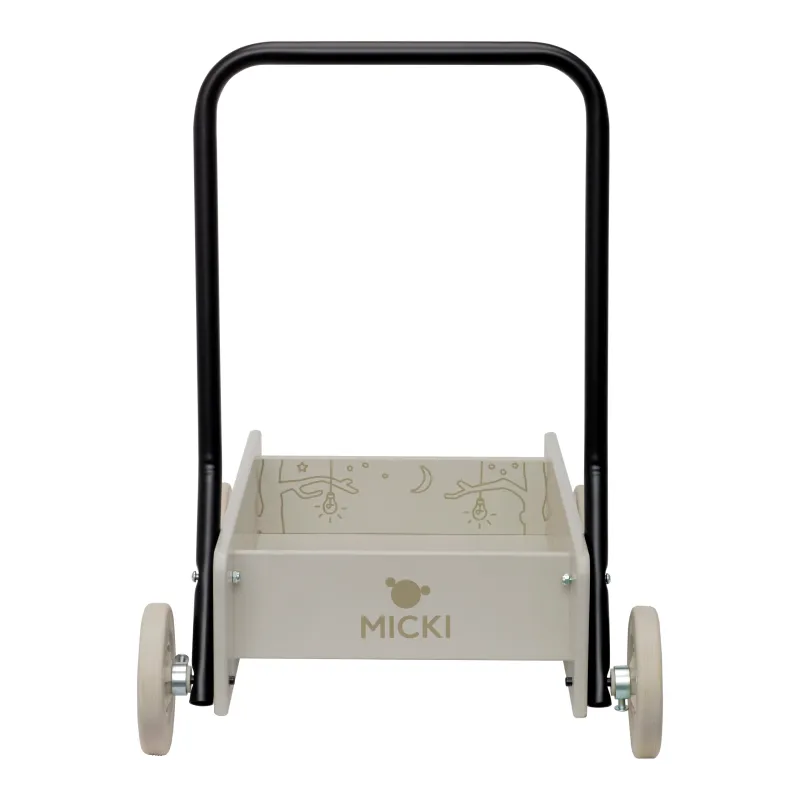 Micki Lära-gå-vagn, Beige