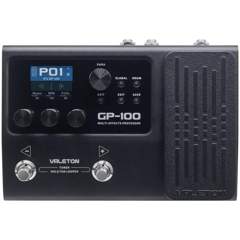 Valeton GP-100 gitarr-multieffekt-pedalbord
