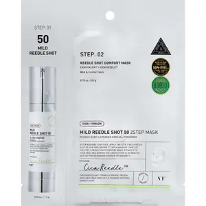 VT Cosmetics Mild Reedle Shot 50 2Step-ansiktsmask
