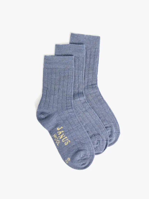 Janus Ullstrumpor Merino 3-Pack, Dusty, 30-34