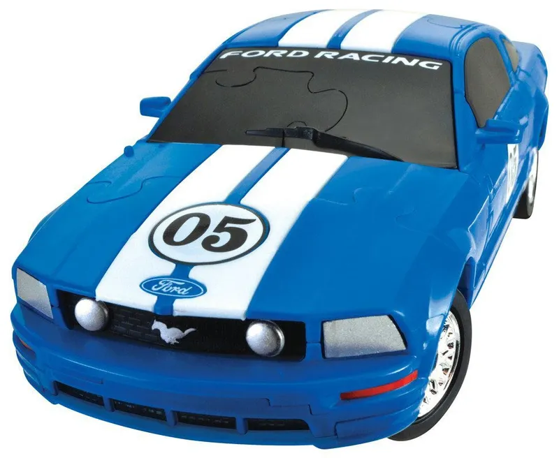 3D Pussel Ford Mustang FR500C Blå 66 bitar