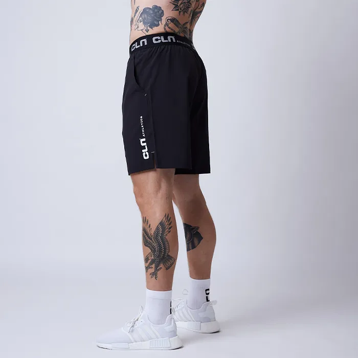 CLN Dino Stretch Shorts, Black (#7288)