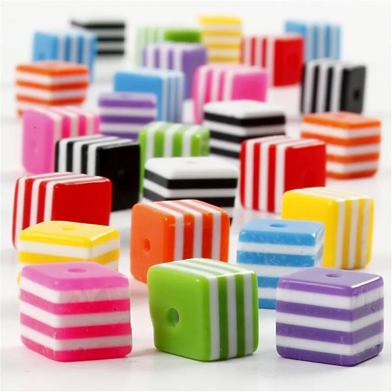 Plastpärlor Multimix 8×8 mm 110 ml