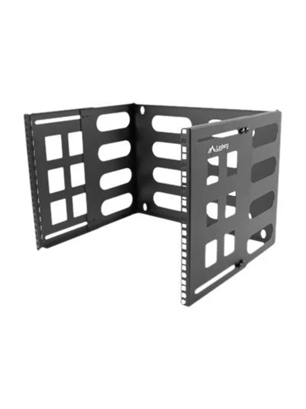 Lanberg FB01-5408-10B Folding Bracket Wall-Mount 19″ 8U 497×400/240 Black