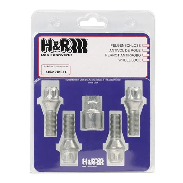 Låsbara hjulbultar H&R 1453101KEY4