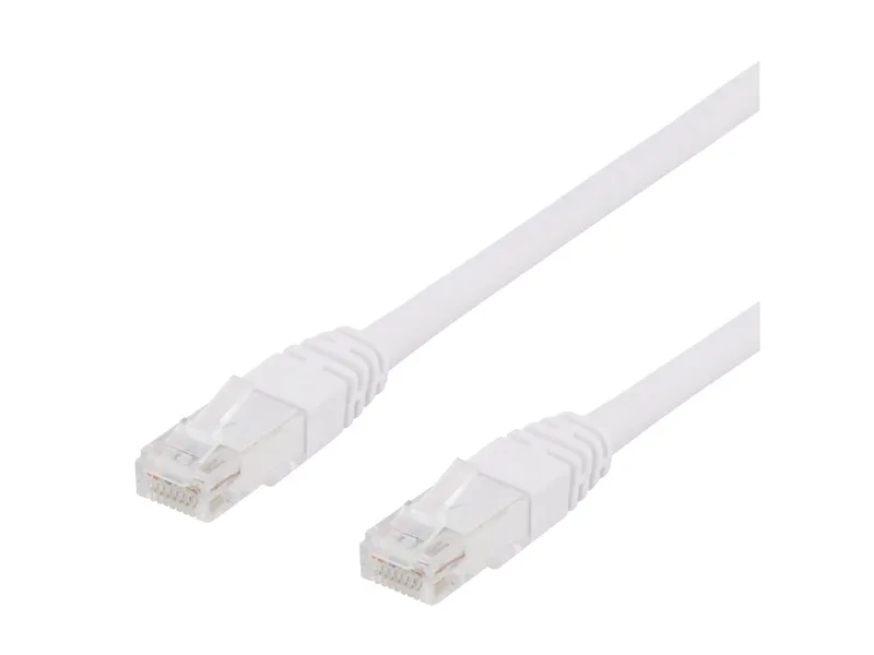 U/UTP Cat6 patchkabel, LSZH, 10m, vit