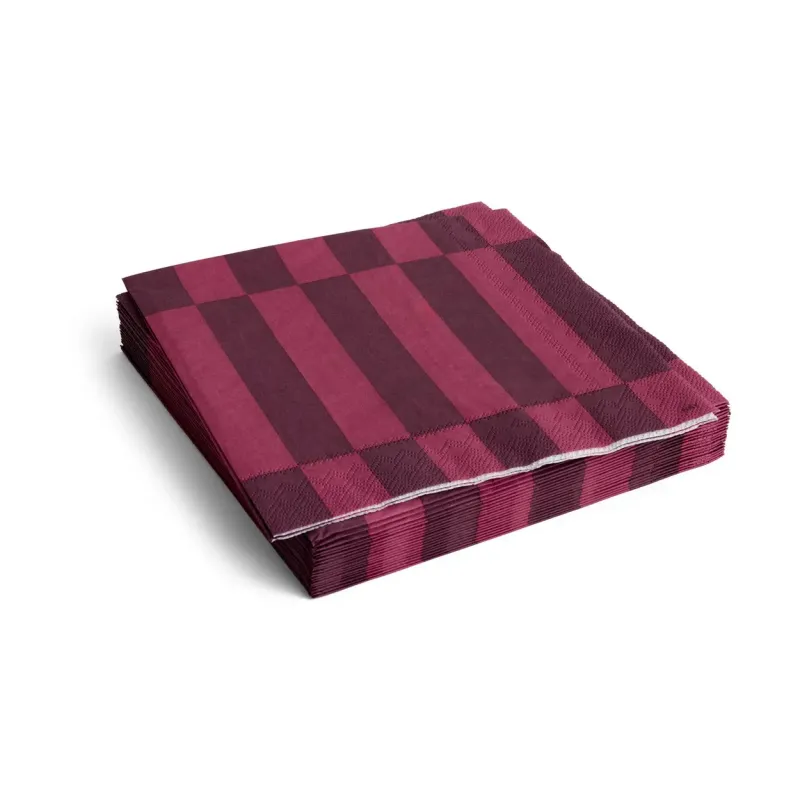 HAY Pattern Dinner servett 40×40 cm 20-pack Bordeaux-wine