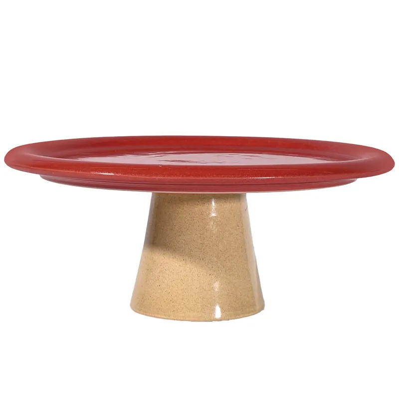 Byon Porto kakfat 26,5 x 11 cm, röd/beige