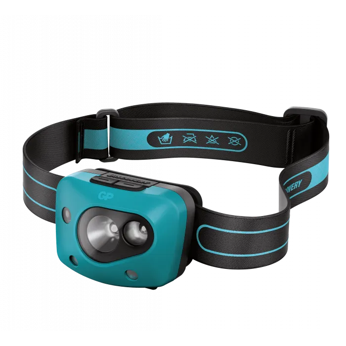 GP Batterier GP Discovery Motion Sensor Headlamp CH44 Blue