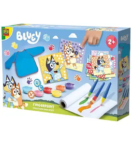 SES Creative Bluey Pysselset Fingerfärg Megaset