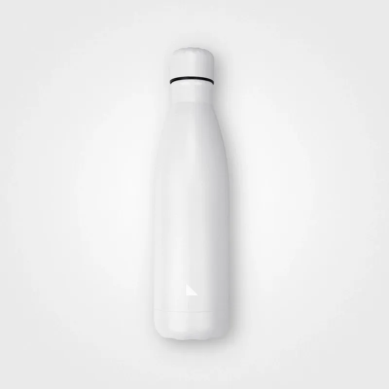 Reusable Stainless Steel Bottle Snow White | agood company