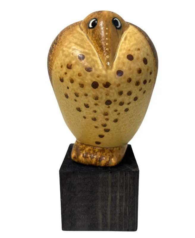 Gustavsberg – Fenix – Fågeln Ossian Brun design Lisa Larson