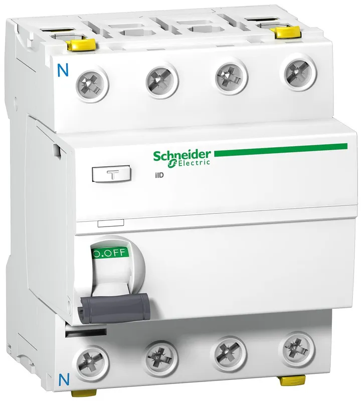 Schneider Electric Acti 9 iID Jordfelsbrytare A, 4-polig 25A, 30mA