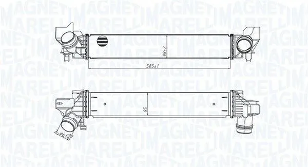 Intercooler MAGNETI MARELLI 351319205450