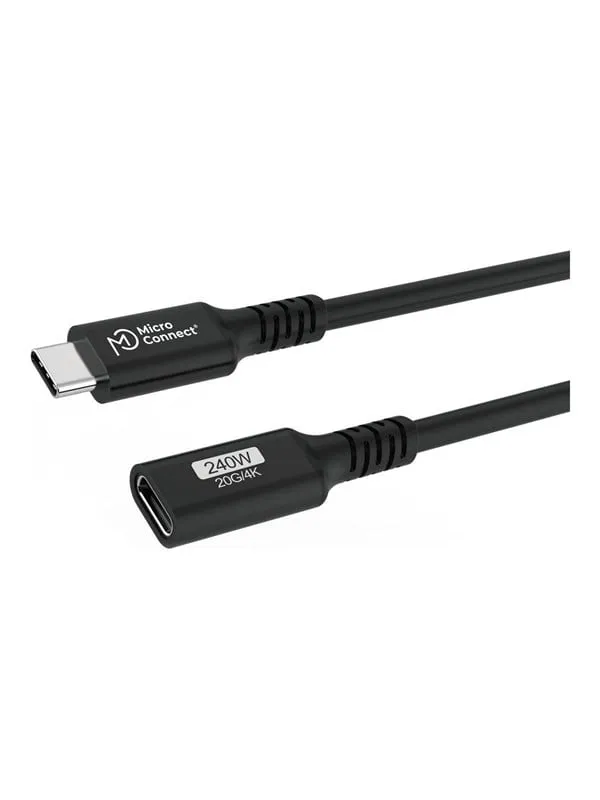 MicroConnect Premium - USB-C extension cable - USB-C to USB-C - 15 cm