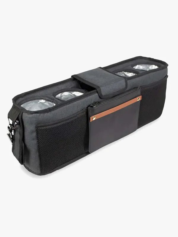 WonderFold W4 Organizer med 4 Mugghållare, Svart
