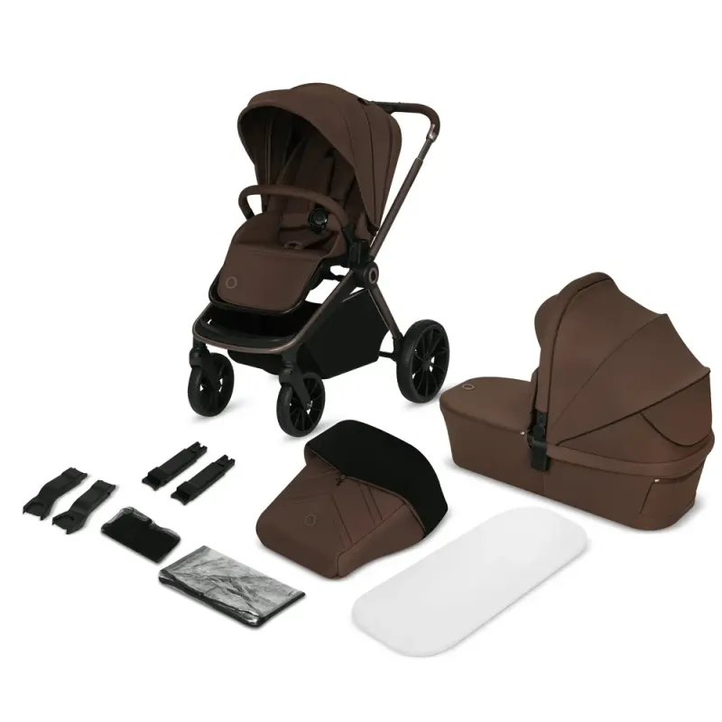 Lionelo MIKA Plus 2-in-1 Duovagn, Mocha Mousse
