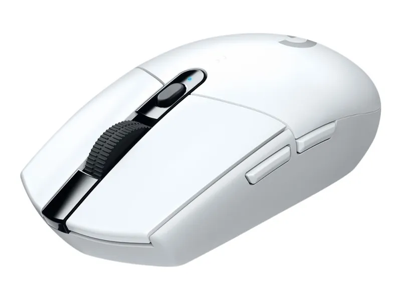 Logitech G305 LIGHTSPEED - White - Gamingmus - Optic - 6 knappar - Vit