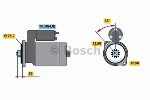 Startmotor BOSCH 0 986 020 230