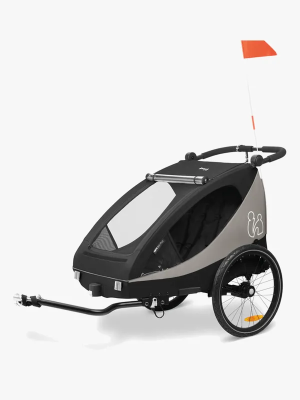 Hauck Dryk Duo Plus Cykelvagn, Black