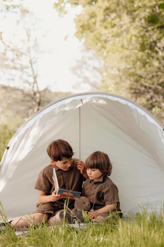 Vanilla Copenhagen Pop-Up UV-Tält Family, Oyster Grey
