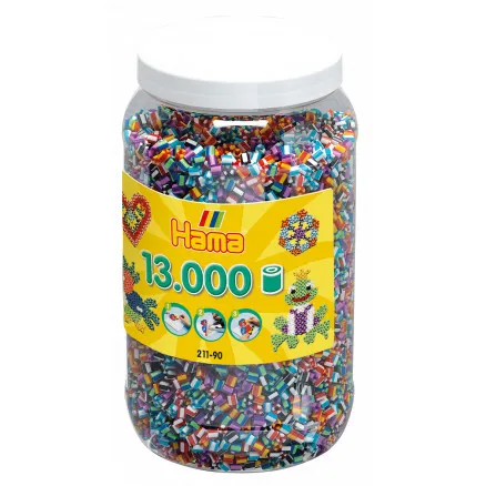 Hama Beads in Pot – Striped 13000 pcs