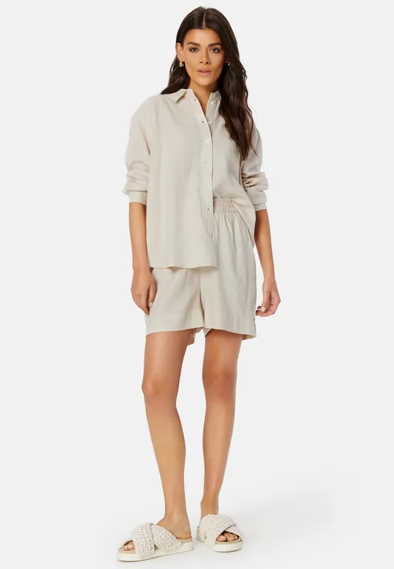 Onltokyo Linen Blend Shorts
