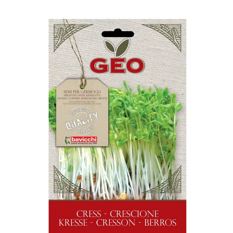 GEO GREENS - ekologisk krasse för groning 35 g