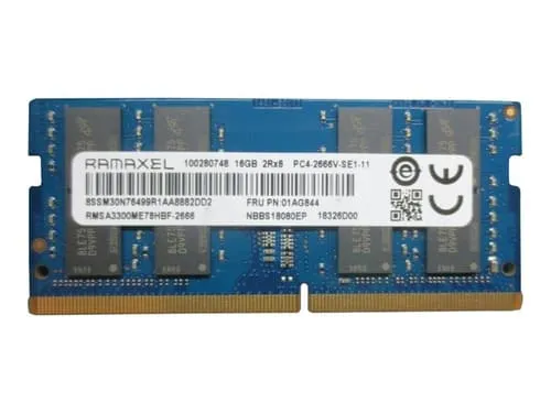 Lenovo 01ag844 Ram-minnen 16 Gb 1 X 16 Gb Ddr4 2666 Mhz 16gb 2666mhz Ddr4 260-pin So-dimm