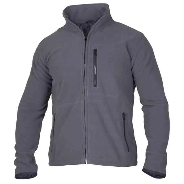 FLEECEJACKA GRÅ L | Beijerbygg Byggmaterial