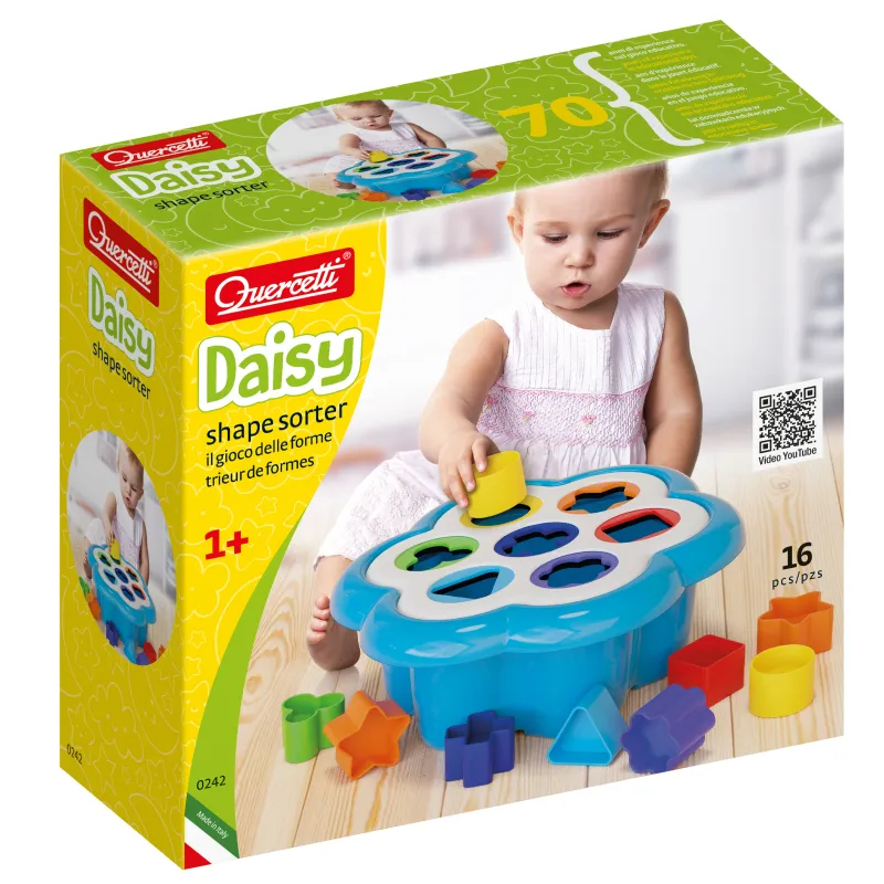 Quercetti Plocklåda - Daisy - 16 Delar - 0242