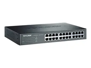 TP-Link TL-SG1024D - Switch - 24 x 10/100/1000 - skrivbordsmodell, rackmonterbar