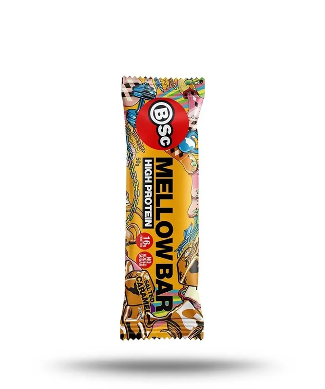 BSc Mellow Bar, Salted Caramel, 50 g