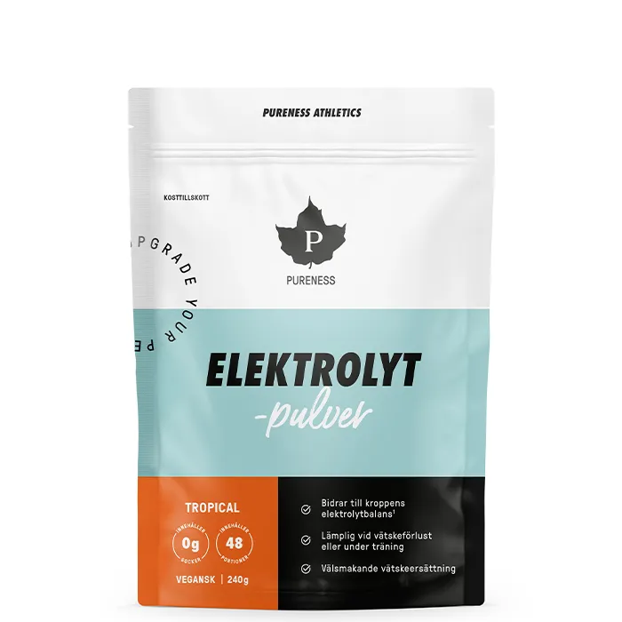 Pureness Elektrolytpulver, Tropical, 240 g