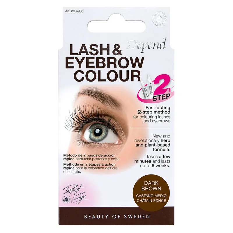 Depend Perfect Eye Lash and Eyebrow Colour Dark Brown