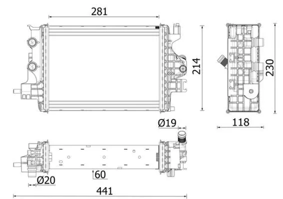Kylare MAHLE CR 2634 000P